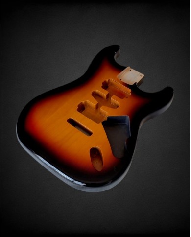 Corps Stratocaster® HSH Sunburst 3 Tons Poly Gloss Aulne | ADP Guitar Parts