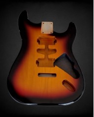 Corps Stratocaster® HSH Sunburst 3 Tons Poly Gloss Aulne | ADP Guitar Parts