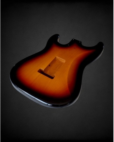 Stratocaster® Body HSH 3-Tone Sunburst Poly Gloss Alder | ADP Guitar Parts