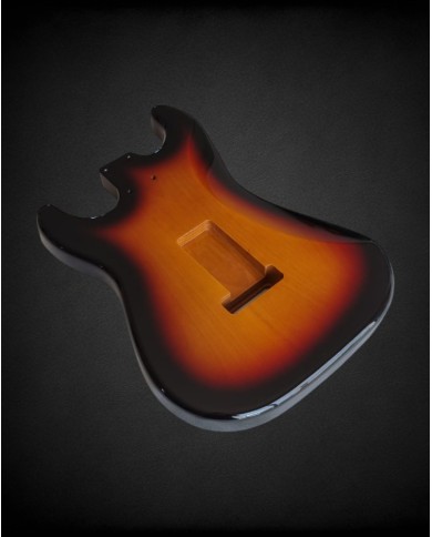 Corps Stratocaster® HSH Sunburst 3 Tons Poly Gloss Aulne | ADP Guitar Parts