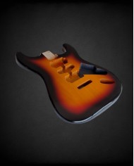 Stratocaster® Body HSH 3-Tone Sunburst Poly Gloss Alder | ADP Guitar Parts