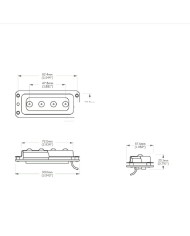 Pickup for Rickenbacker Bass 4001 4003, Neck