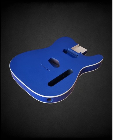 Corps Telecaster SH Metallic Blue Double Binding