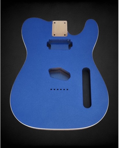 Telecaster Body SH Metallic Blue Double Binding