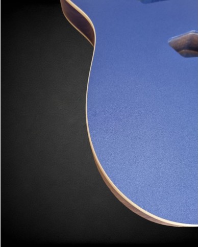 Telecaster Body SH Metallic Blue Double Binding