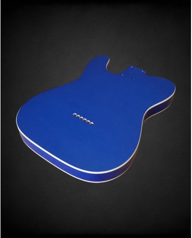 Corps Telecaster SH Metallic Blue Double Binding