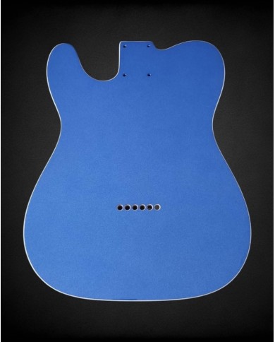 Telecaster Body SH Metallic Blue Double Binding