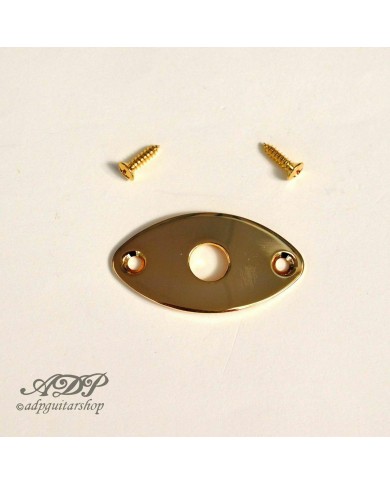 Goldene Cat's Eye Klinkenbuchsenplatte Gotoh für Gibson