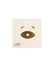 Goldene Cat's Eye Klinkenbuchsenplatte Gotoh für Gibson
