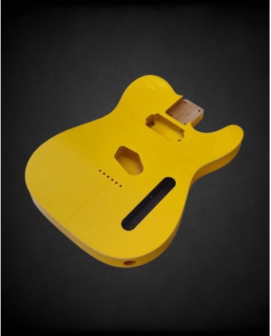 Telecaster Body SH Graphity Yellow Double Binding