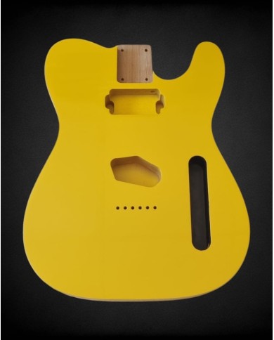 Telecaster Body SH Graphity Yellow Double Binding