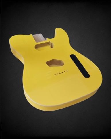 Corps Telecaster SH Graphity Yellow Double Binding