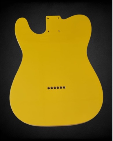 Telecaster Body SH Graphity Yellow Double Binding