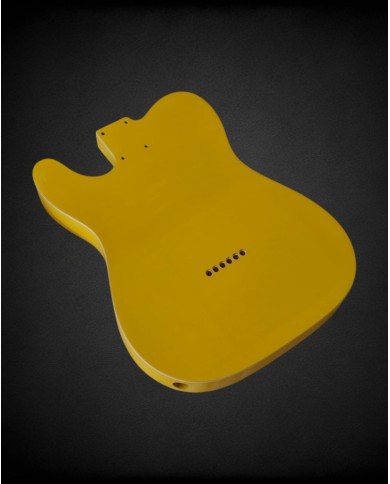 Corps Telecaster SH Graphity Yellow Double Binding
