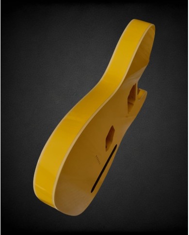 Telecaster Body SH Graphity Yellow Double Binding