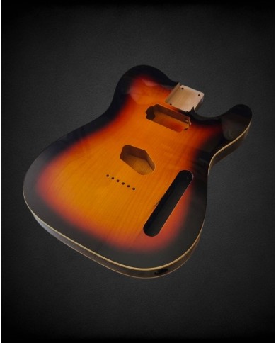 Telecaster Body SH 3-Tone Sunburst Double Binding