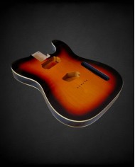 Corps Telecaster SH Sunburst 3 Tons Double Binding