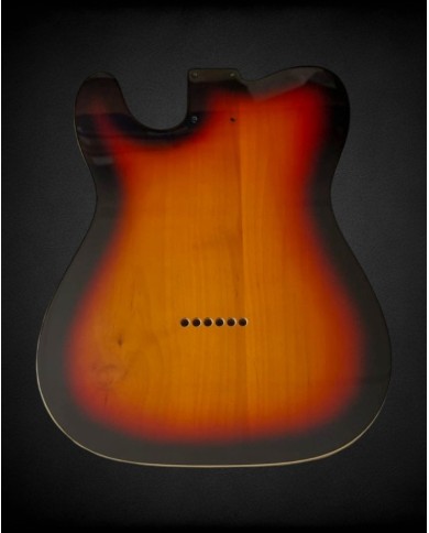 Telecaster Body SH 3-Tone Sunburst Double Binding