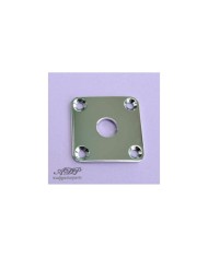 Chrome Square Jackplate for Gibson and Epiphone LesPaul, SG
