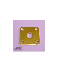 Vergoldete quadratische Klinkenbuchsenplatte für Gibson Epiphone LesPaul, SG