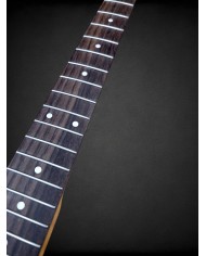 22 frets Satin Nitro varnished Roasted Mapple Neck, Rosewood fretboard, Tele style