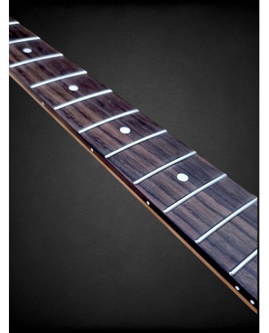 Manche Telecaster érable torréfié, touche palissandre, verni satin