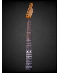 Manche Telecaster érable torréfié, touche palissandre, verni satin