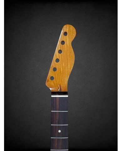 Manche Telecaster érable torréfié, touche palissandre, vernis gloss