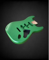 Corps Stratocaster metallic Green, en aulne 3 pièces