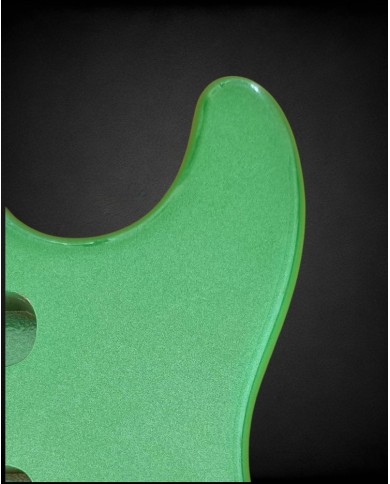 Stratocaster Body metallic Green, Alder 3 pieces