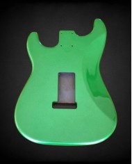 Stratocaster Body metallic Green, Alder 3 pieces