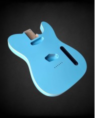 Telecaster Body, Sonic Blue and double binding, 3-piece Alder