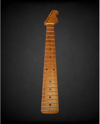 Manche Stratocaster verni mat en érable torréfié