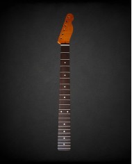 Manche Telecaster érable flamé, touche Palissandre, vernis gloss