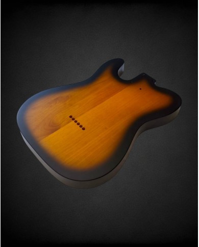 3 Pieces Telecaster Style 2 tones Sunburst Varnish Alder Body