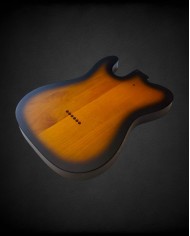 Corps Telecaster Sunburst 2 tons, Aulne verni, 3 pièces,