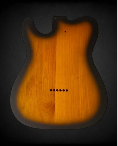 3 Pieces Telecaster Style 2 tones Sunburst Varnish Alder Body