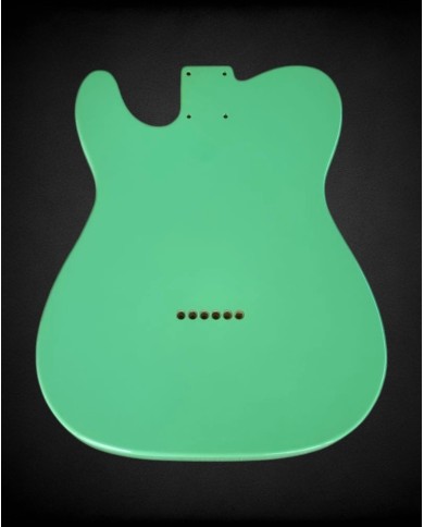 Surf Green Telecaster body, 3P, gloss varnish