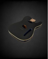 Telecaster body Sparkle red, double binding, 3-piece alder