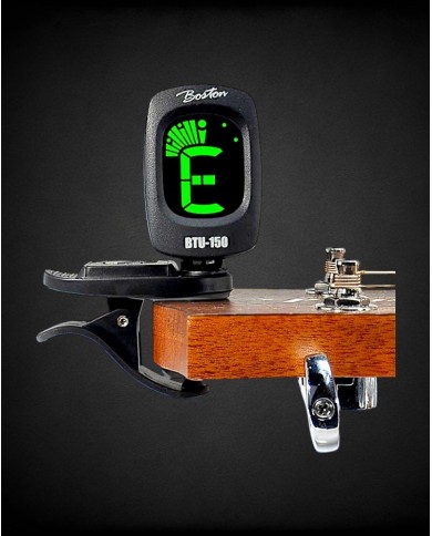 Clip-on chromatic tuner with display