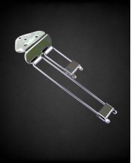 Trapeze Frequensator Split Tailpiece Archtop Hollowbody Vintage40 Chrome