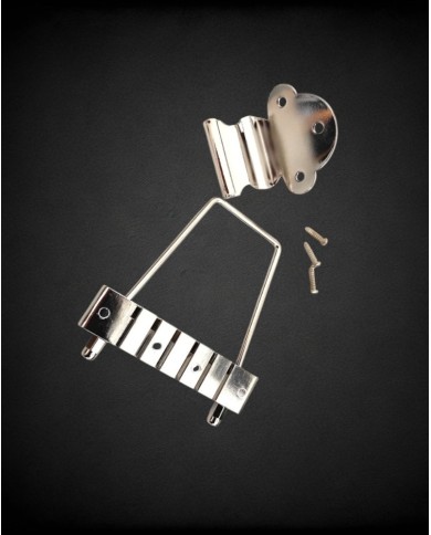 Short Nickel Gibson 60s Tailpiece ES-335 Style