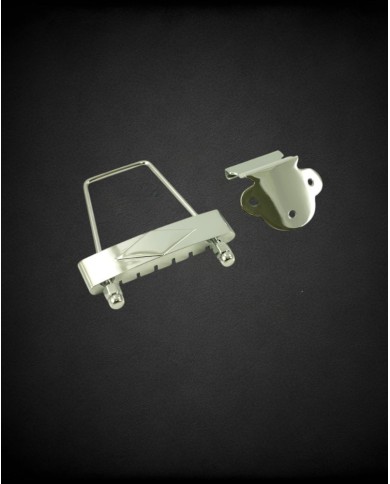 Short Chrome Gibson 60s Tailpiece ES-335 Style