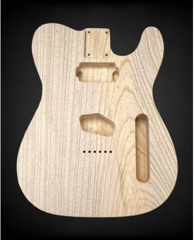 Corps Telecaster SH en Frêne 2 pièces, non vernis