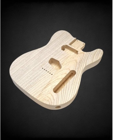 Corps Telecaster SH en Frêne 2 pièces, non vernis