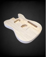 2-piece Telecaster SH body in ash, unfinished