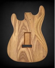 "Roasted" Swamp Ash 3 pieces Body Stratocaster SSS Style, Unfinsihed
