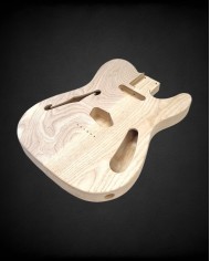 Swamp Ash Telecaster Thinline Body, 2-piece -Unfinished