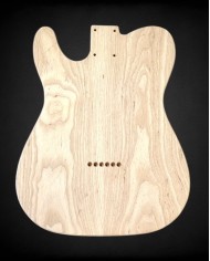 Swamp Ash Telecaster Thinline Body, 2-piece -Unfinished