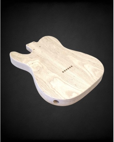 Corps Telecaster Thinline en Frêne des marais, 2 pièces -Unfinished